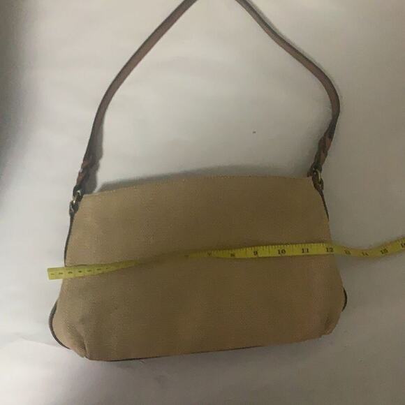 FOSSIL 5 COMPARTMENT BAG LEATHER HANDLE - Picture 7 of 10